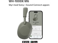Sony WH-1000XM6 Trådlösa Over-Ear Hörlurar (Olive Gray) Hörlurar