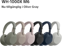 Sony WH-1000XM6 Trådlösa Over-Ear Hörlurar (Olive Gray) Hörlurar