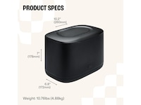 JBL Cove X1 Wi-Fi Högtalare (svart) Trådlös / Bluetooth högtalare