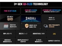 ASUS 27" ROG Strix XG27AQDMESZ gamingskärm Gamingskärmar