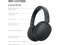 Sony WH-CH730N Trådlösa Hörlurar (svart) Hörlurar