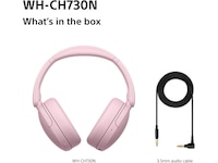 Sony WH-CH730N Trådlösa Brusreducerande Hörlurar (rosa) Hörlurar