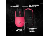 Logitech G PRO X3 SUPERSTRIKE trådlös gamingmus (rosa) Gamingmus