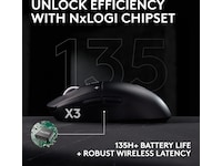 Logitech G PRO X3 SUPERSTRIKE trådlös gamingmus (rosa) Gamingmus
