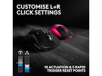 Logitech G PRO X3 SUPERSTRIKE trådlös gamingmus (rosa) Gamingmus