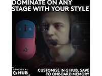 Logitech G PRO X3 SUPERSTRIKE trådlös gamingmus (rosa) Gamingmus