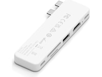 Satechi USB-C Snap Hub för MacBook Neo (silver) Dockningsstation och USB-hub