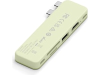 Satechi USB-C Snap Hub för MacBook Neo (citrus) Dockningsstation och USB-hub
