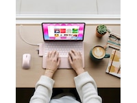 Satechi USB-C Snap Hub för MacBook Neo (rouge) Dockningsstation och USB-hub