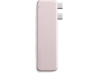 Satechi USB-C Snap Hub för MacBook Neo (rouge) Dockningsstation och USB-hub