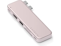 Satechi USB-C Snap Hub för MacBook Neo (rouge) Dockningsstation och USB-hub