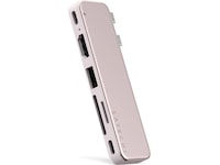 Satechi USB-C Snap Hub för MacBook Neo (rouge) Dockningsstation och USB-hub