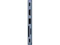 Satechi USB-C Snap Hub för MacBook Neo (indigo) Dockningsstation och USB-hub