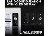 Logitech PRO X2 RAPID tangentbord (vit) Gamingtangentbord