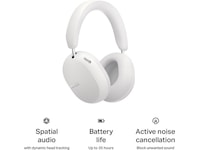 Sonos Ace Ultra trådlösa hörlurar (vit) Hörlurar