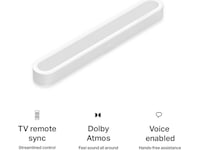 Sonos Beam Ultra Ljudplank (vit) Soundbars