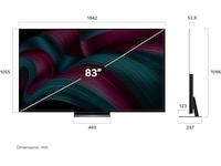 LG 83" C5 AI 4K OLED Smart TV (2025) + soundbar Över 80 tums TV