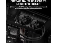 Corsair NAUTILUS II 240 RS Kylare (svart) CPU - Vattenkylning