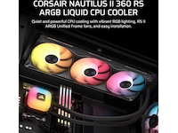 Corsair NAUTILUS II 360 RS ARGB Kylare (svart) CPU - Vattenkylning