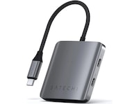 Satechi 4-Port USB-C Hub med PD Dockningsstation och USB-hub