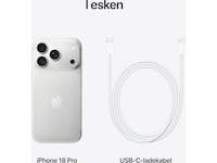 iPhone 18 Pro 512GB (silver) Mobiltelefoner