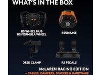 Logitech RS50 System och pedaler för PS – McLaren Racing Edition Ratt och pedaler