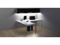 Kenson SpaceArm S2 dubbel gasarm (silver) Bord och väggfäste