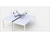 Kenson SpaceArm S2 dubbel gasarm (silver) Bord och väggfäste