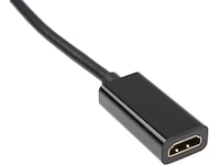 MiniDP till HDMI Adapter 5cm (svart) Kabel adapter och övergångar