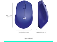 Logitech M330 Silent Plus Trådlös Blå Mus