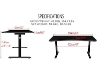 Arozzi Arena Gaming Desk Vit Gamingdesk