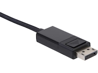 USB-C till Displayport kabel 2m (svart) Skärmkablar