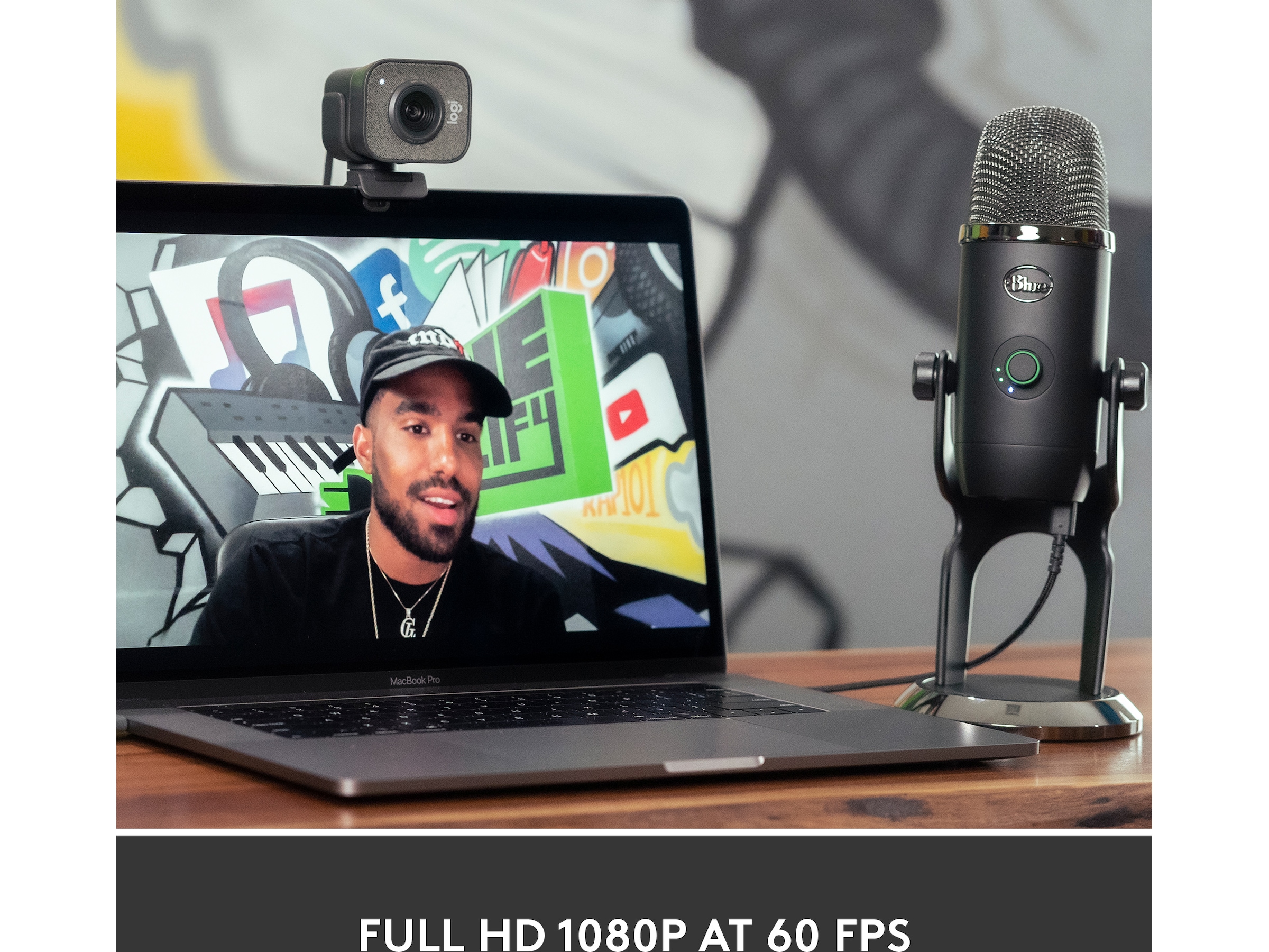 Logitech StreamCam Graphite Webbkamera