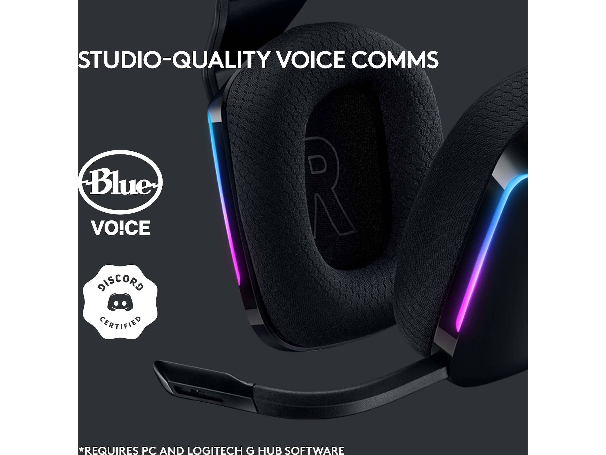 Logitech G733 LIGHTSPEED Trådlöst Gaming Headset (svart) Gamingheadset