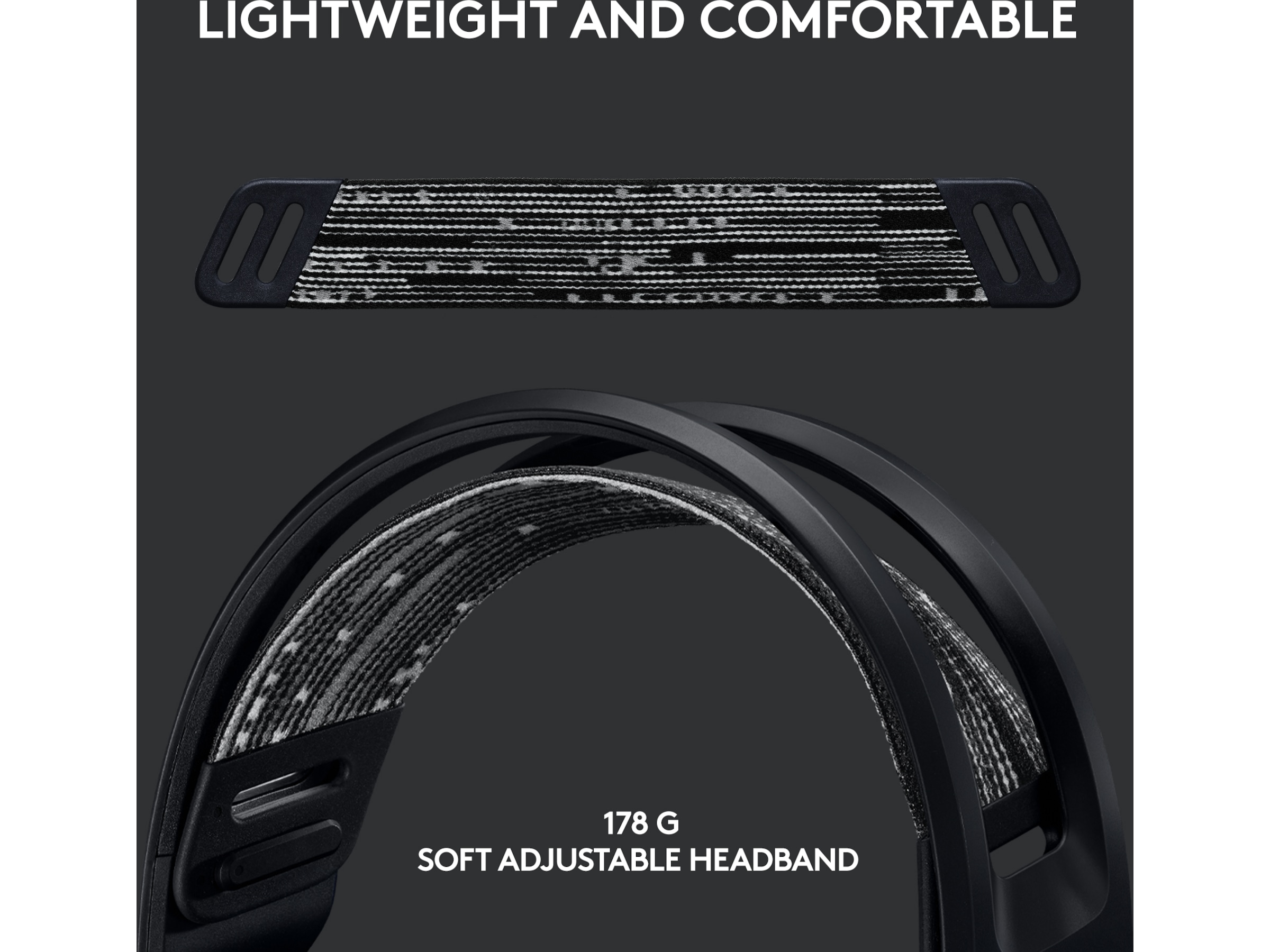 Logitech G733 LIGHTSPEED Trådlöst Gaming Headset (svart) Gamingheadset