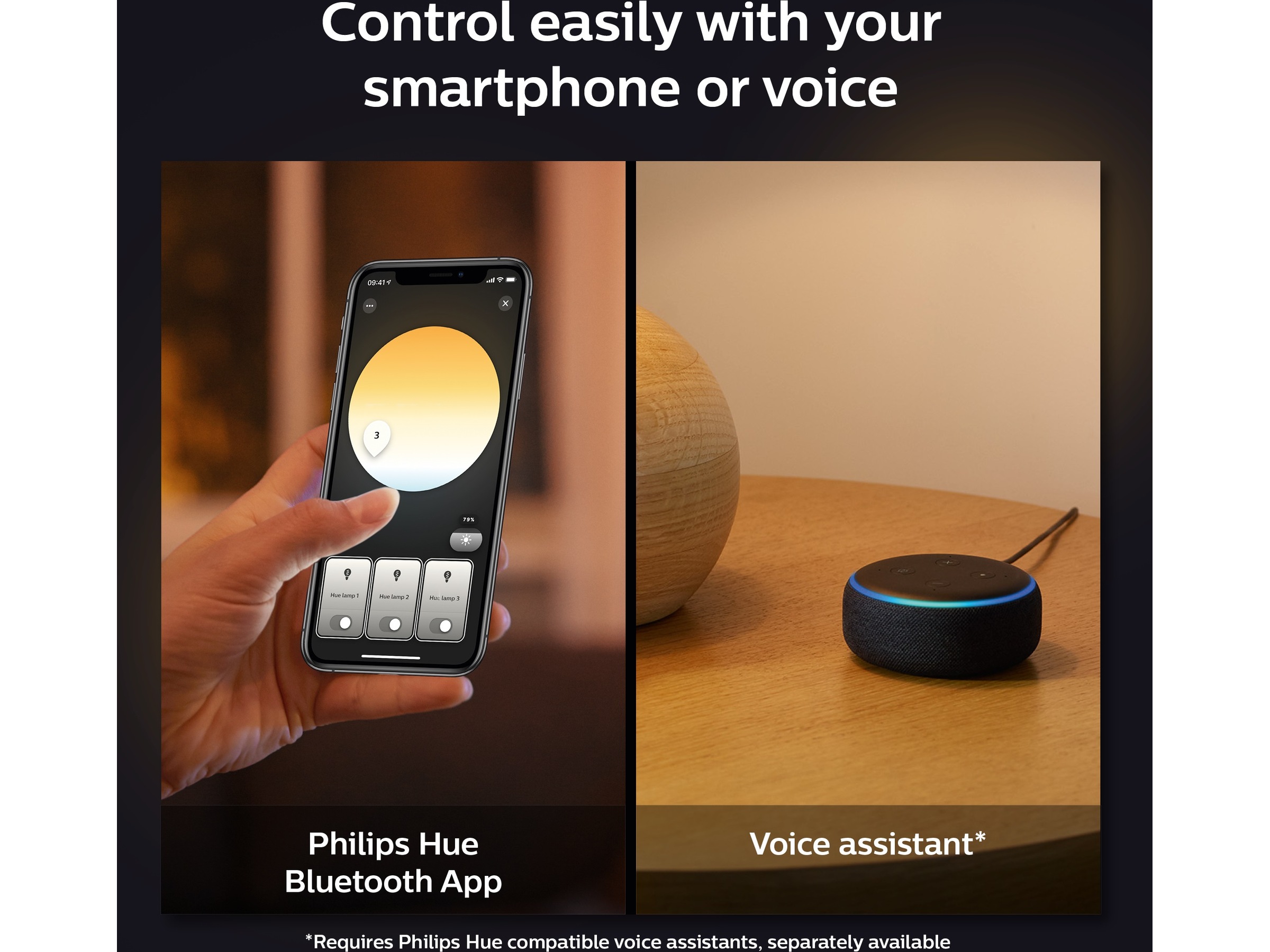 Philips Hue Enrave medium taklampa (svart) Taklampa