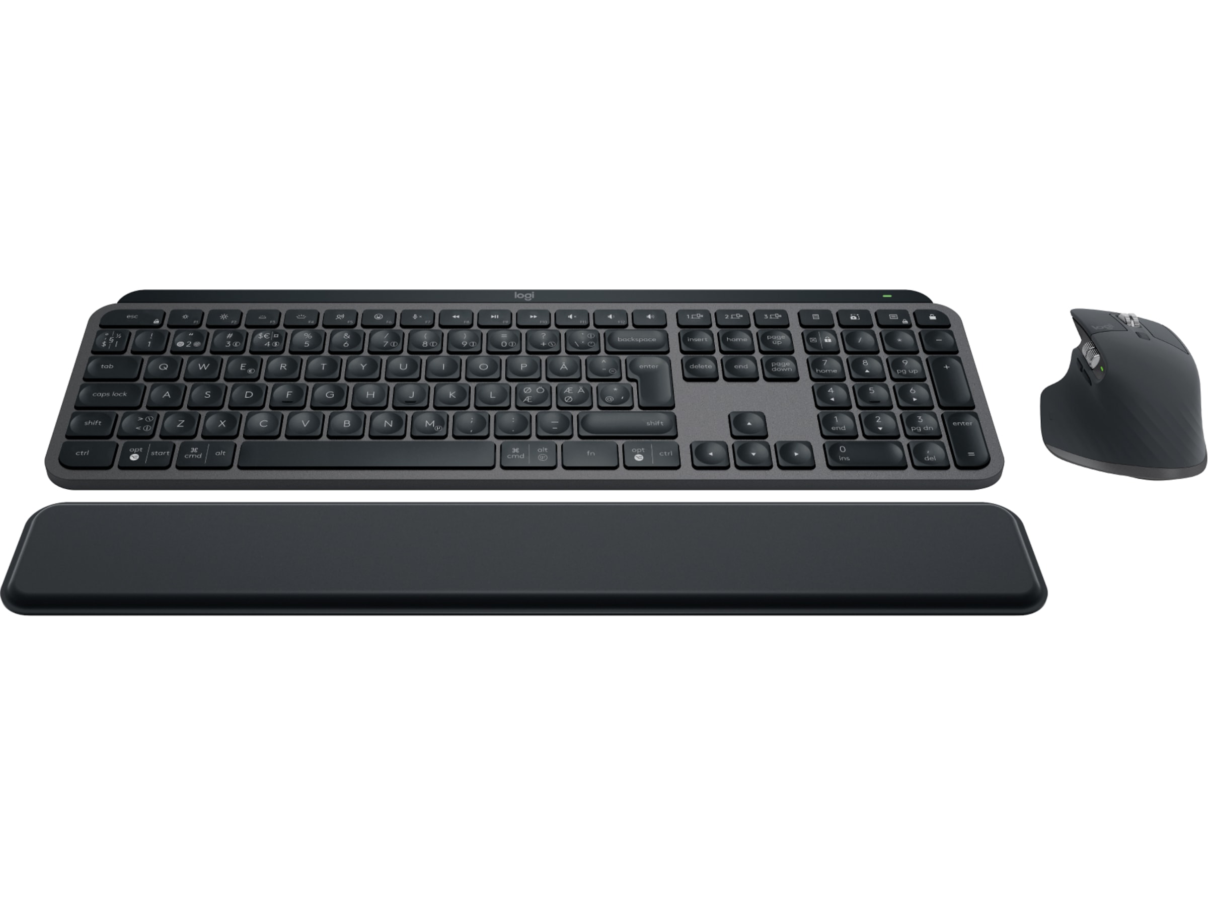 Logitech MX Keys S bundle (graphite) Tangentbord