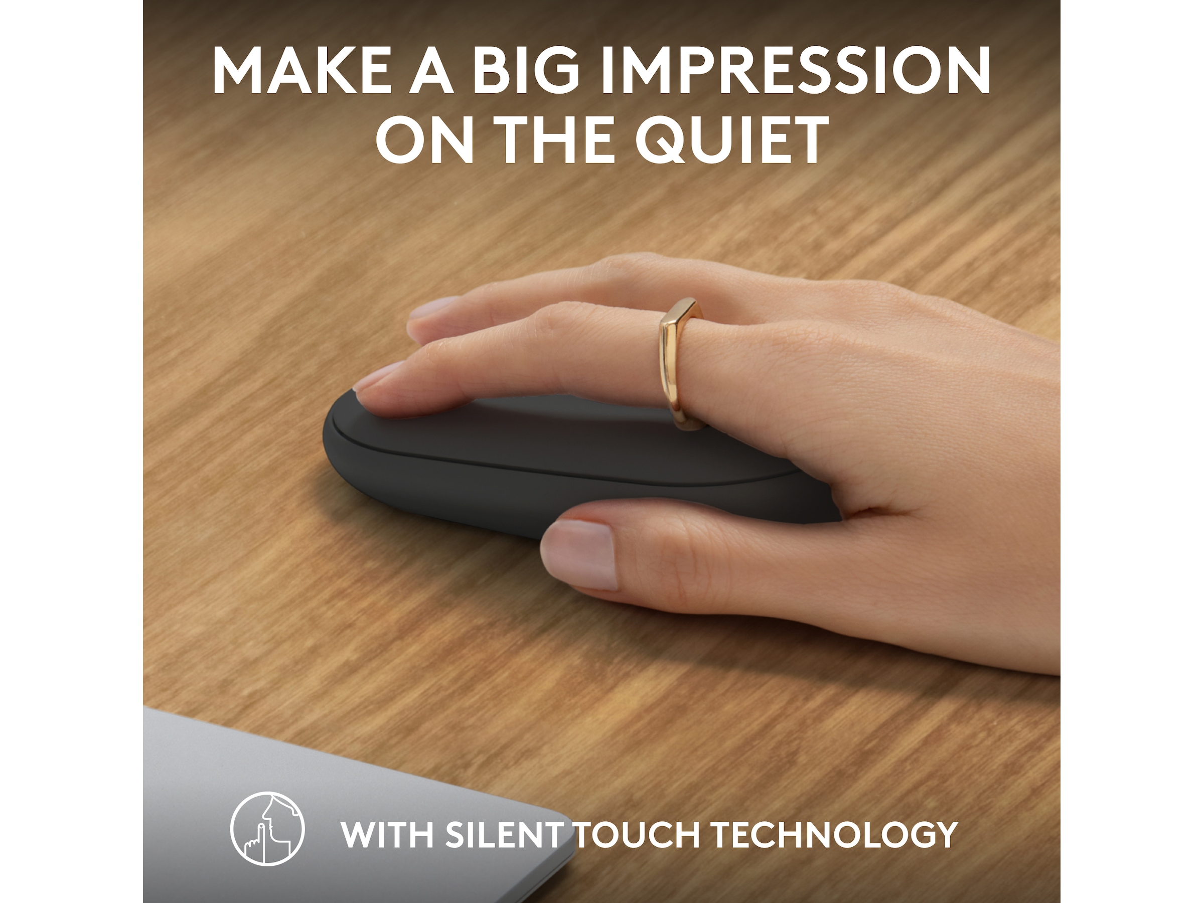 Pebble Mouse 2 M350s (svart) Mus