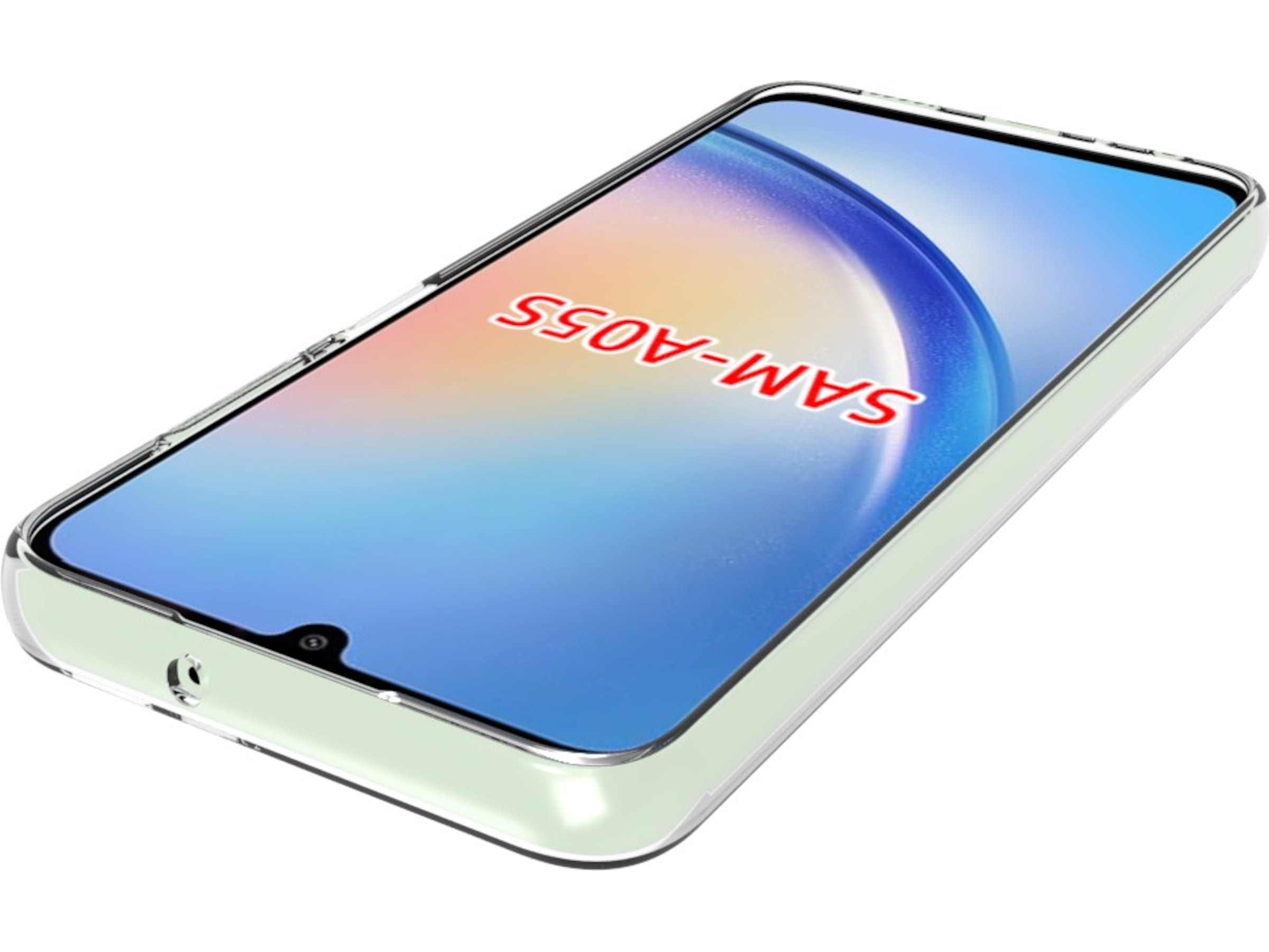 iiglo Galaxy A05S Silikonskydd (transparent) Mobilskal