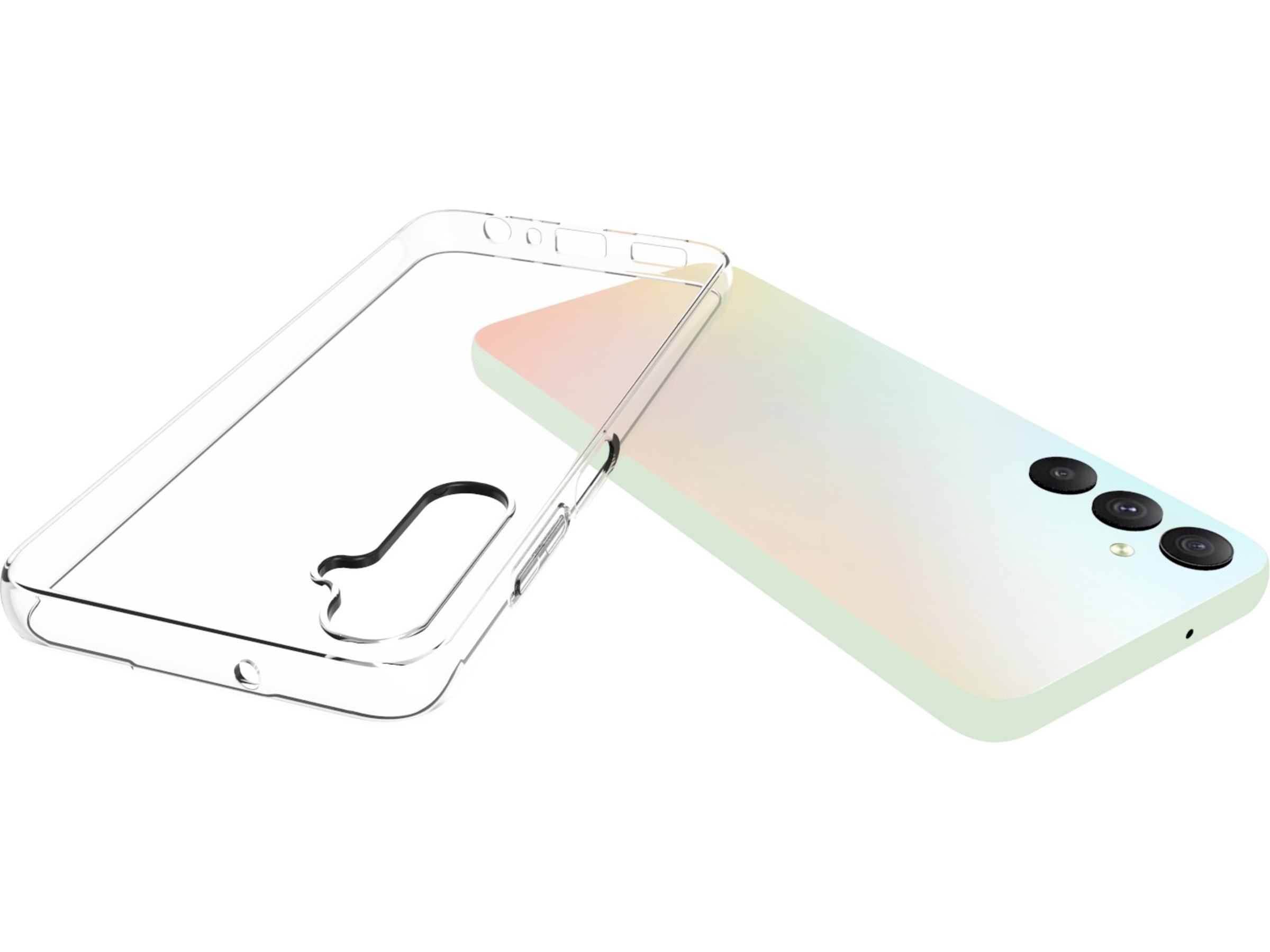 iiglo Galaxy A05S Silikonskydd (transparent) Mobilskal