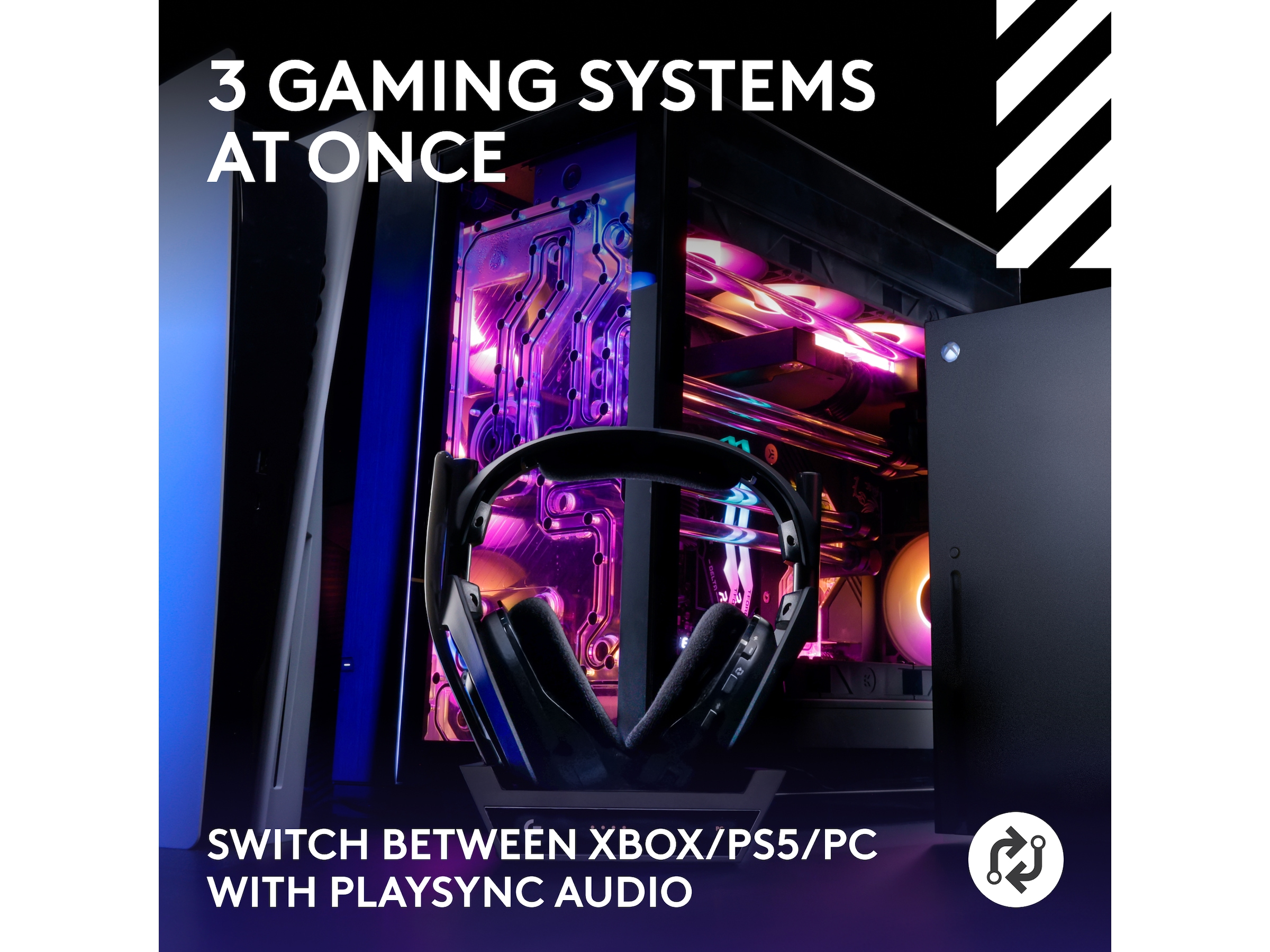 Logitech Astro A50 Lightspeed Trådlöst Gamingheadset (svart) Gamingheadset