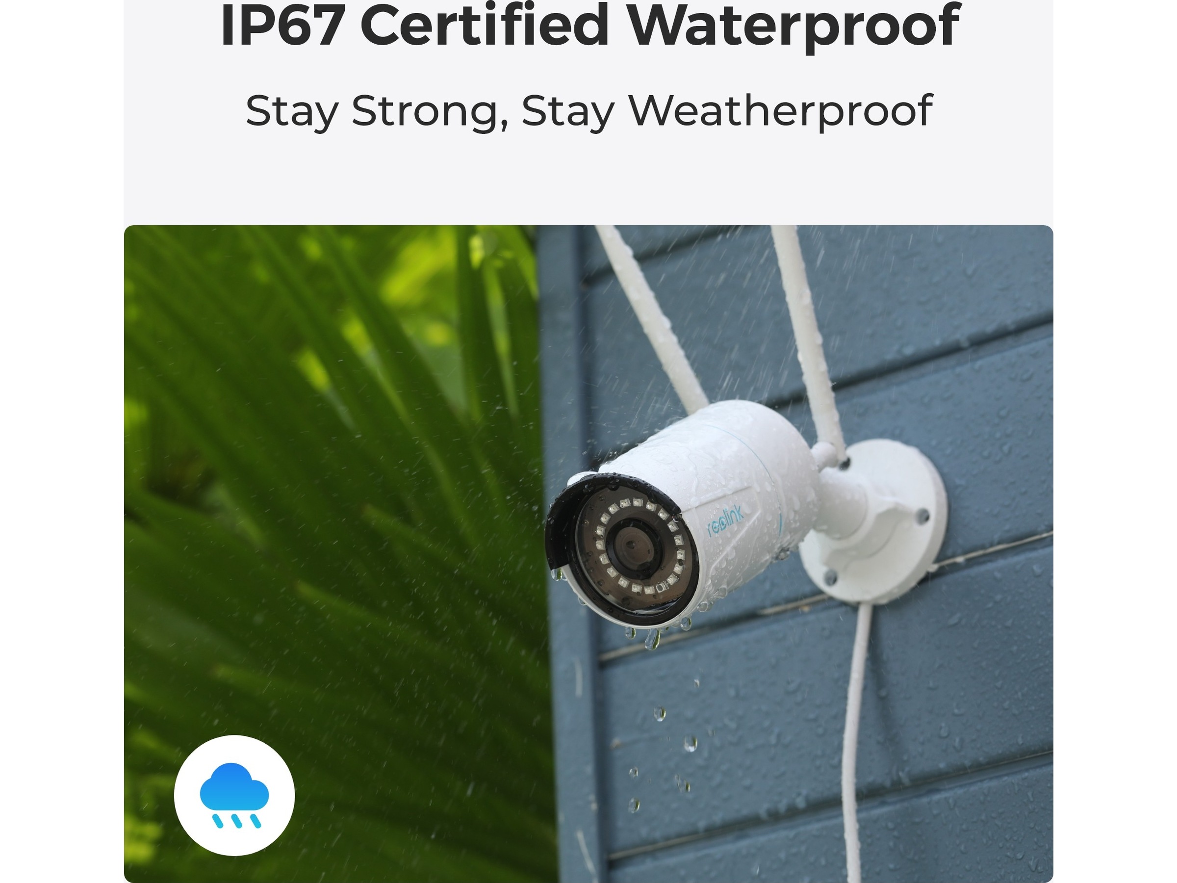 Reolink W320 WiFi övervakningskamera utomhus Övervakningskamera