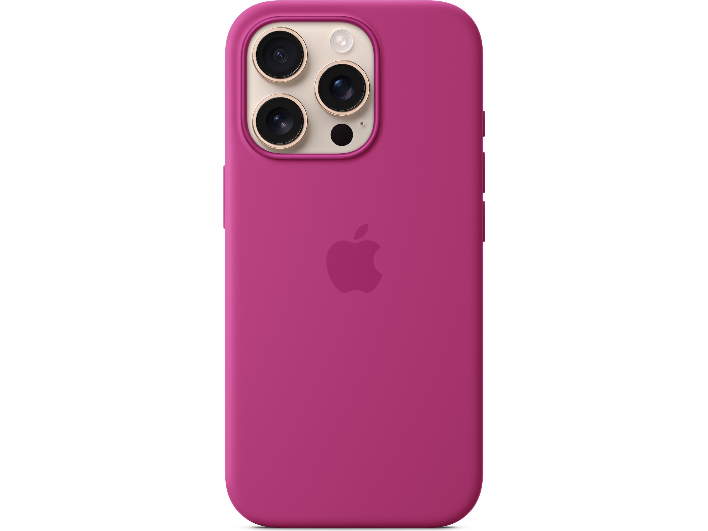 Apple iPhone 16 Pro Silikonskal (lila fuchsia) Mobilskal