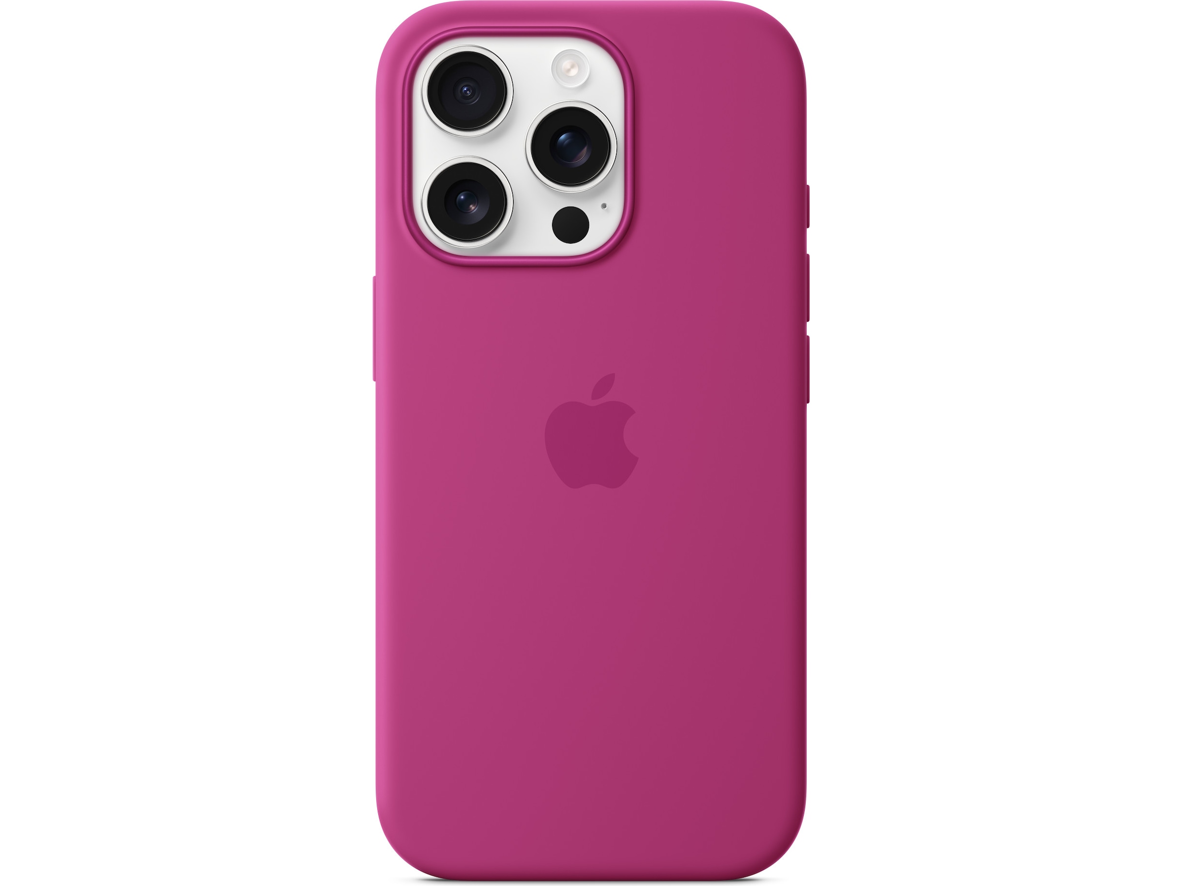 Apple iPhone 16 Pro Silikonskal (lila fuchsia) Mobilskal