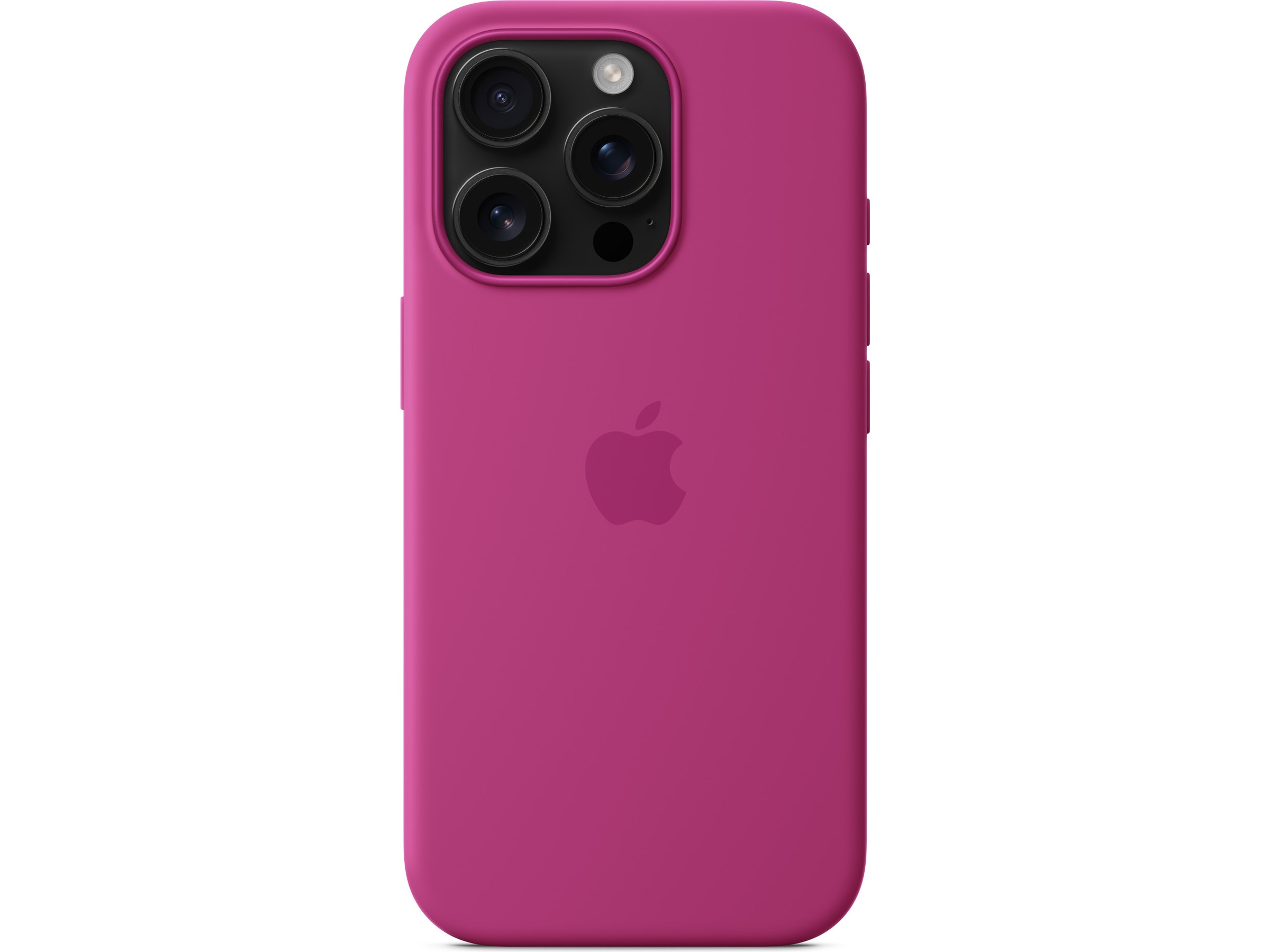 Apple iPhone 16 Pro Silikonskal (lila fuchsia) Mobilskal