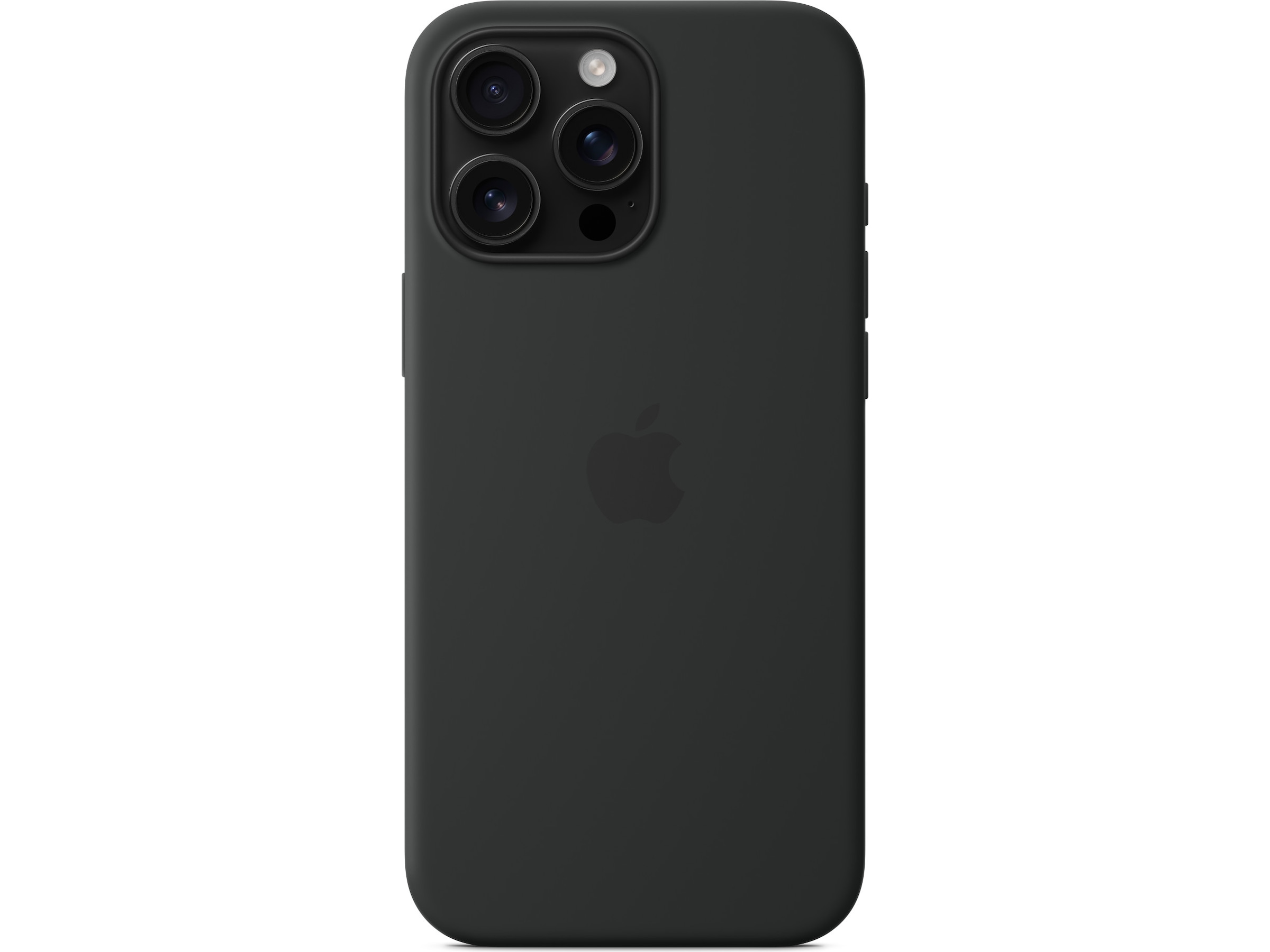 Apple iPhone 16 Pro Max Silikonskal (svart) Mobilskal