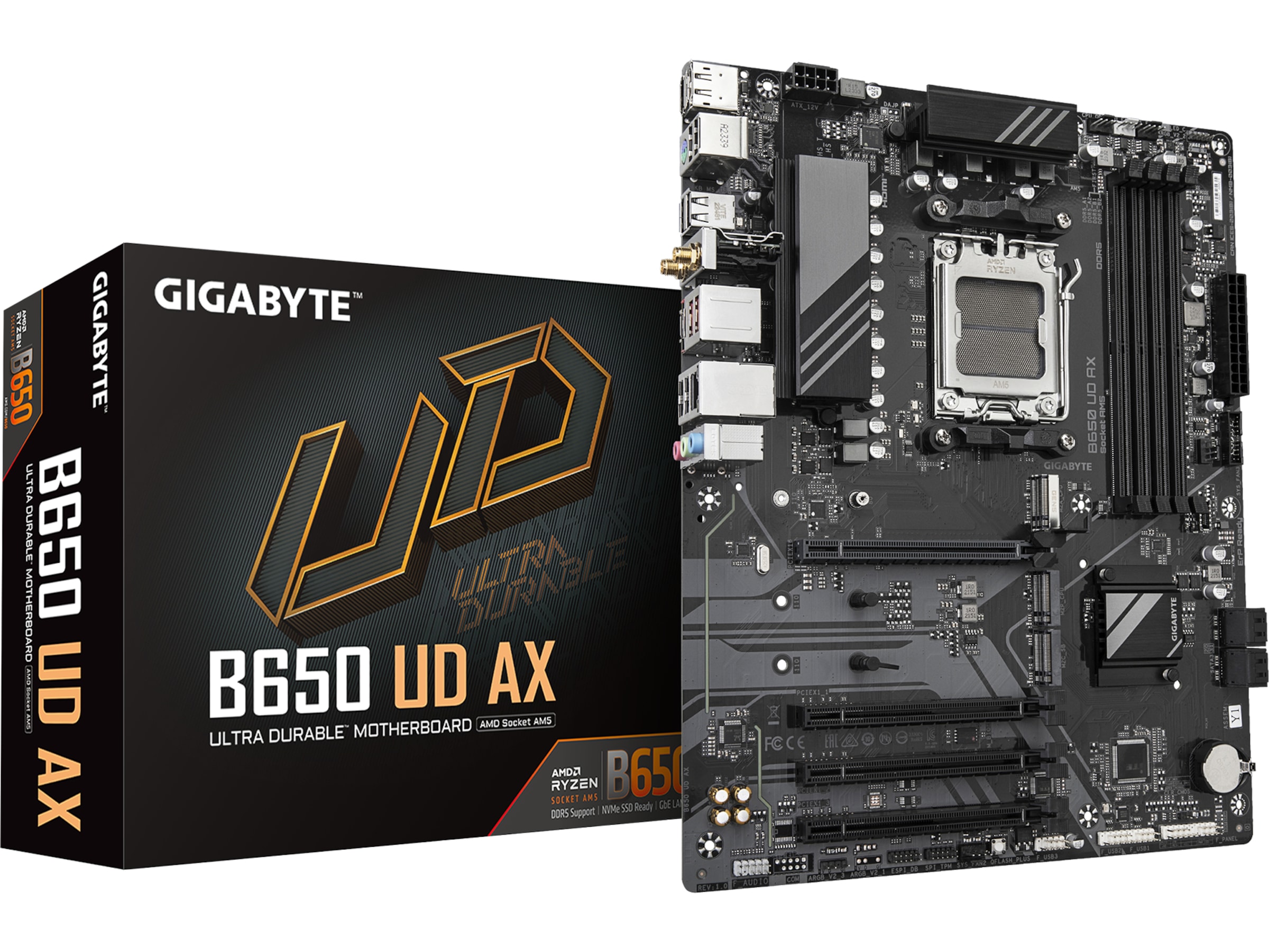 Gigabyte B650 UD AX Moderkort AMD Socket