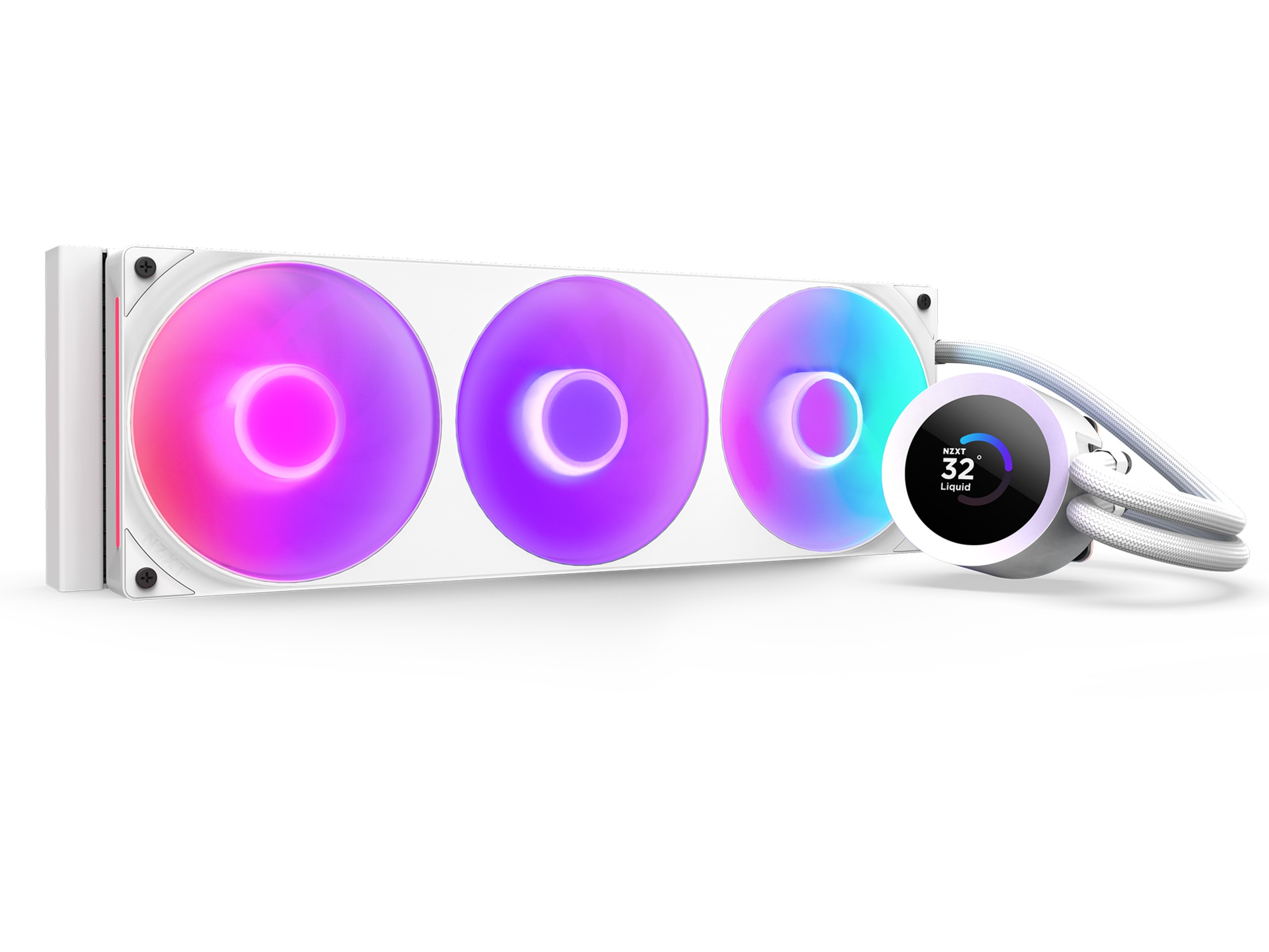 NZXT Kraken Plus 360 RGB Kylare (vit) CPU - Vattenkylning