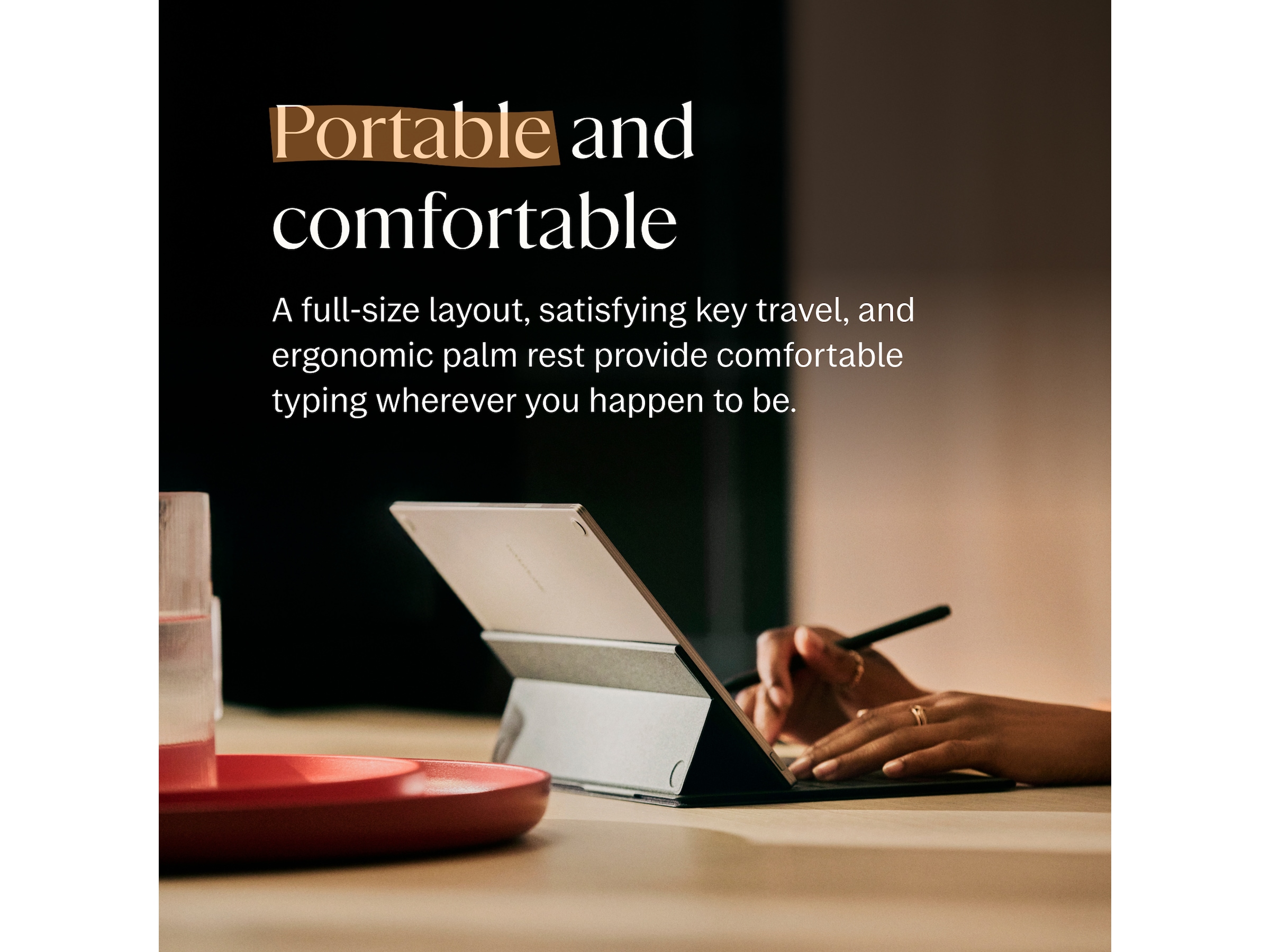 reMarkable Paper Pro Type Folio tangentbordsfodral (basalt) Tillbehör till digitala anteckningsblock