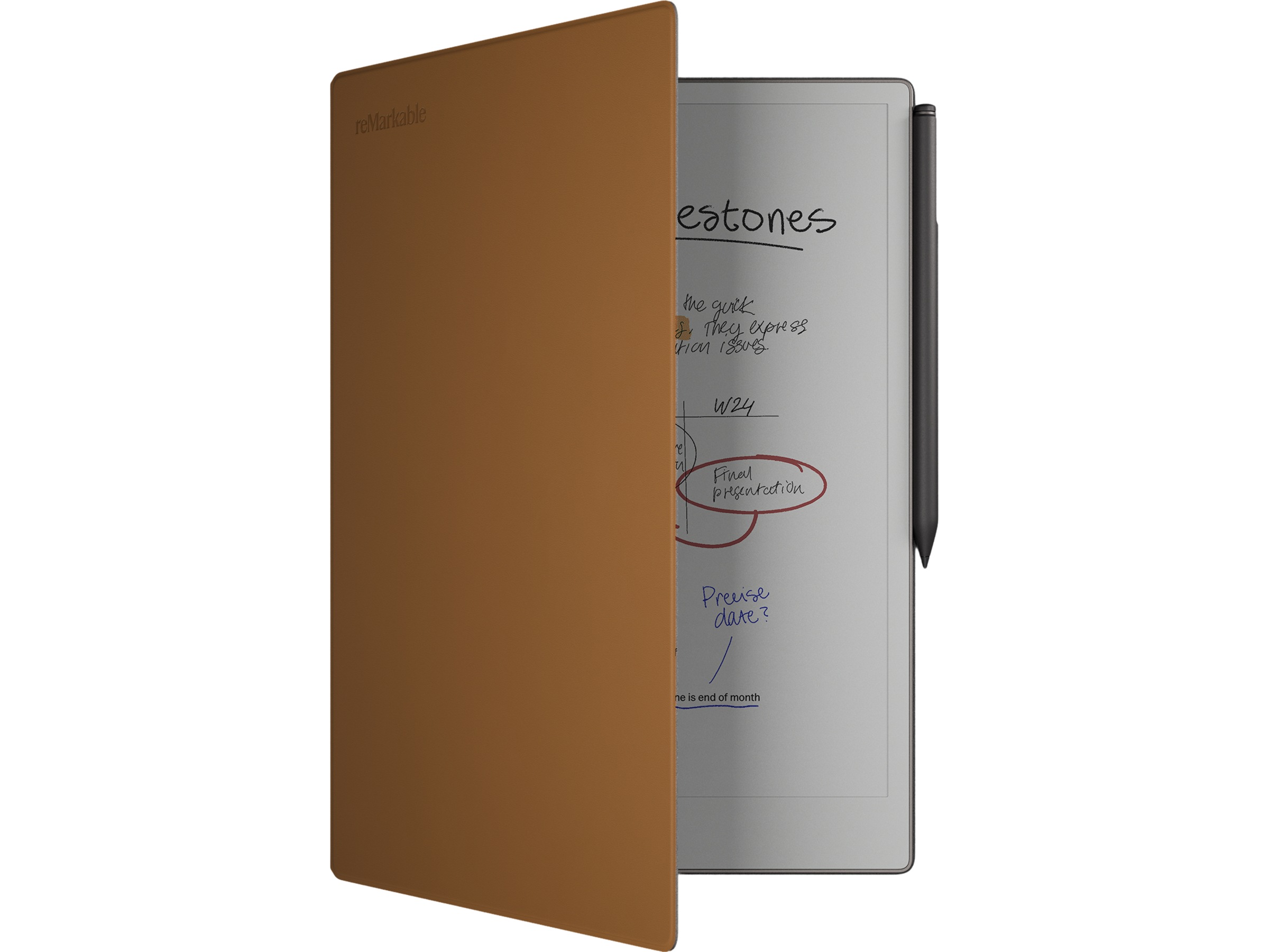 reMarkable Paper Pro Book Folio (brun) Tillbehör till digitala anteckningsblock